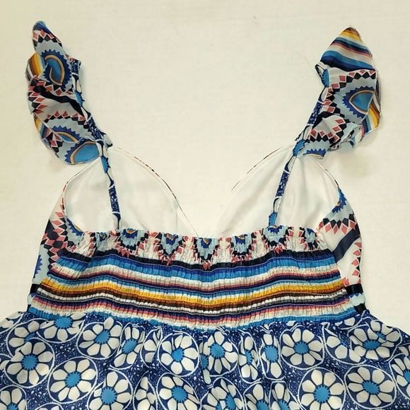 Charlotte Russe- Floral Maxi Dress- Medium - Picture 4 of 10